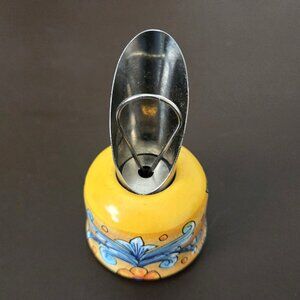 Ceramic Wine Pourer/Stopper from Italy